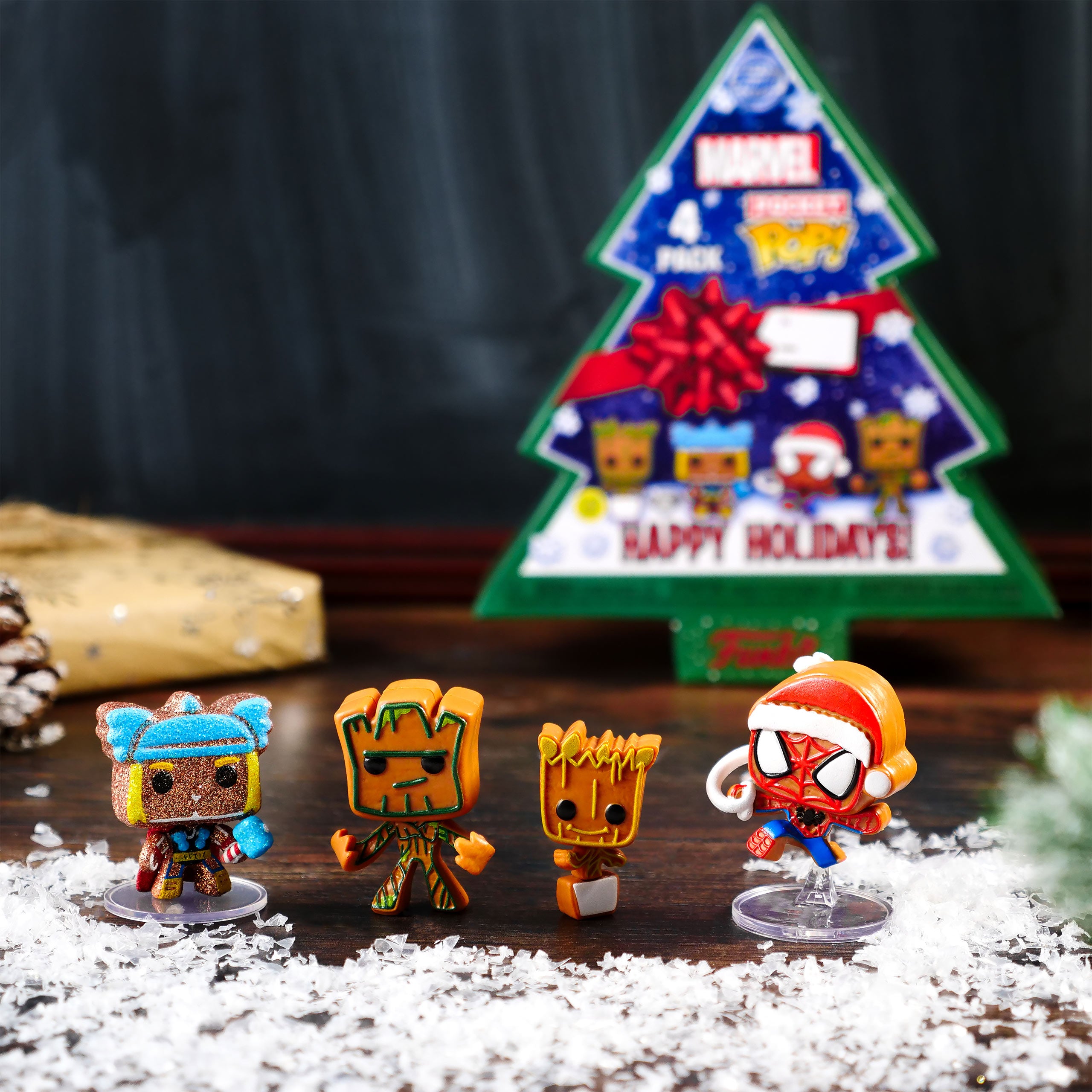 Immagine del prodotto Marvel - Happy Holidays Funko Pocket Pop Set di 4 Figure