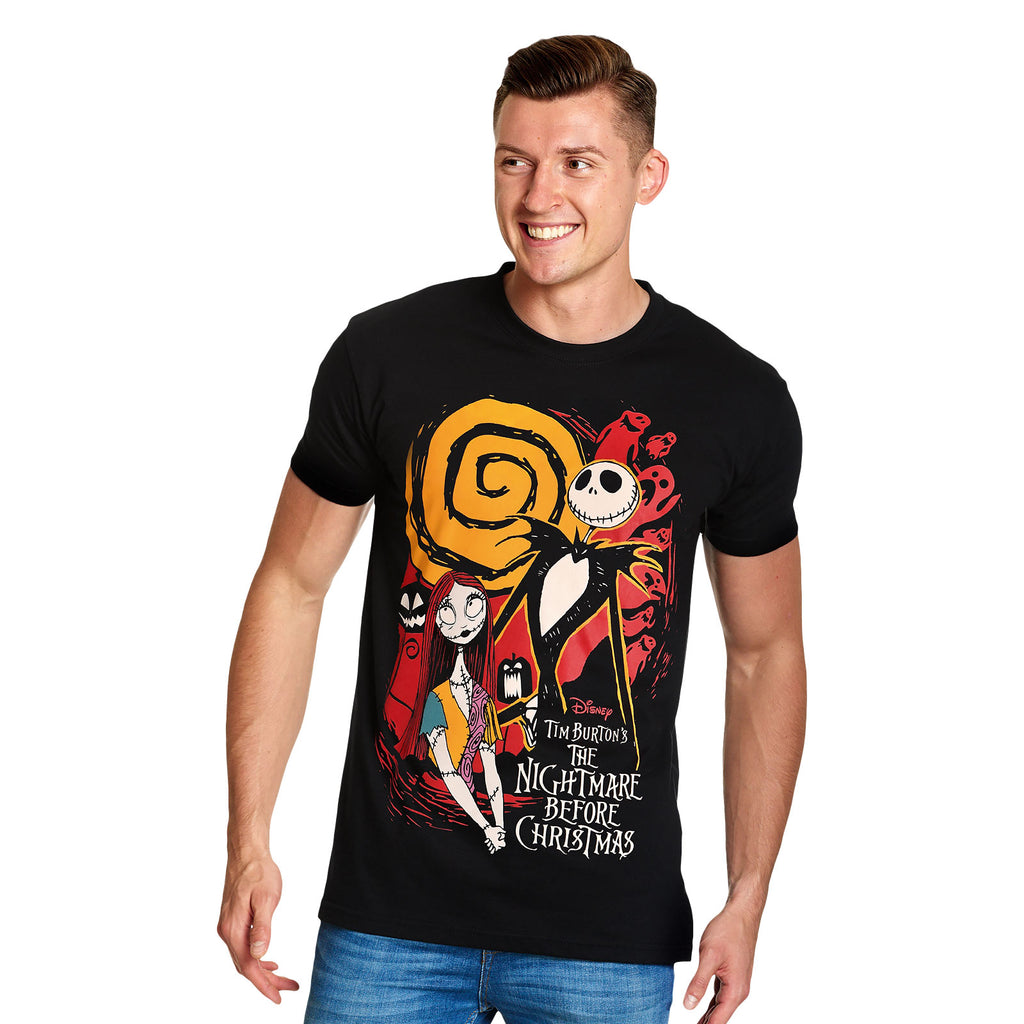 Immagine del prodotto Nightmare Before Christmas - T-shirt Jack & Sally nera