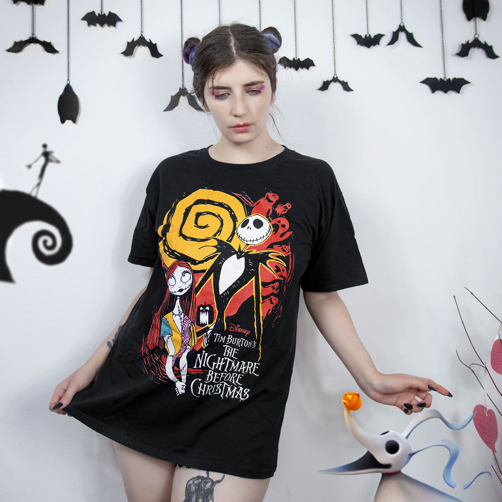 Immagine del prodotto Nightmare Before Christmas - T-shirt Jack & Sally nera