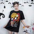 Immagine del prodotto Nightmare Before Christmas - T-shirt Jack & Sally nera