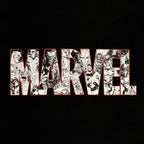 Immagine del prodotto Felpa con cappuccio per bambini Marvel Comic Logo nera
