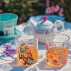 Immagine del prodotto Alice nel Paese delle Meraviglie - Set di 2 bicchieri con fiori