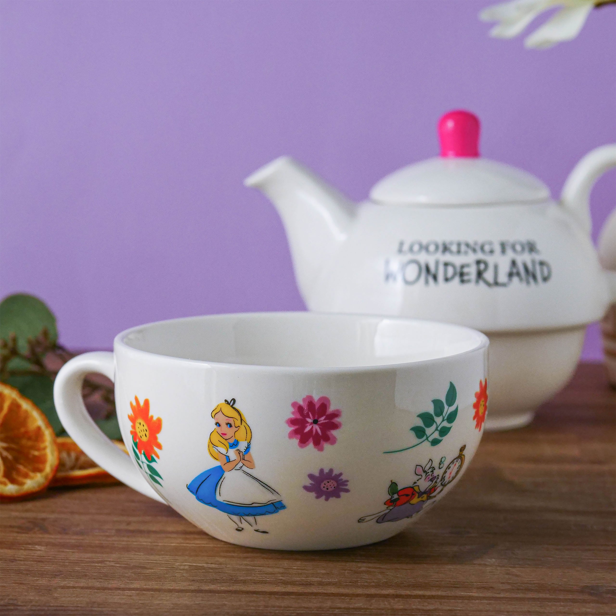 Immagine del prodotto Alice nel paese delle meraviglie - Looking For Wonderland teiera con tazza