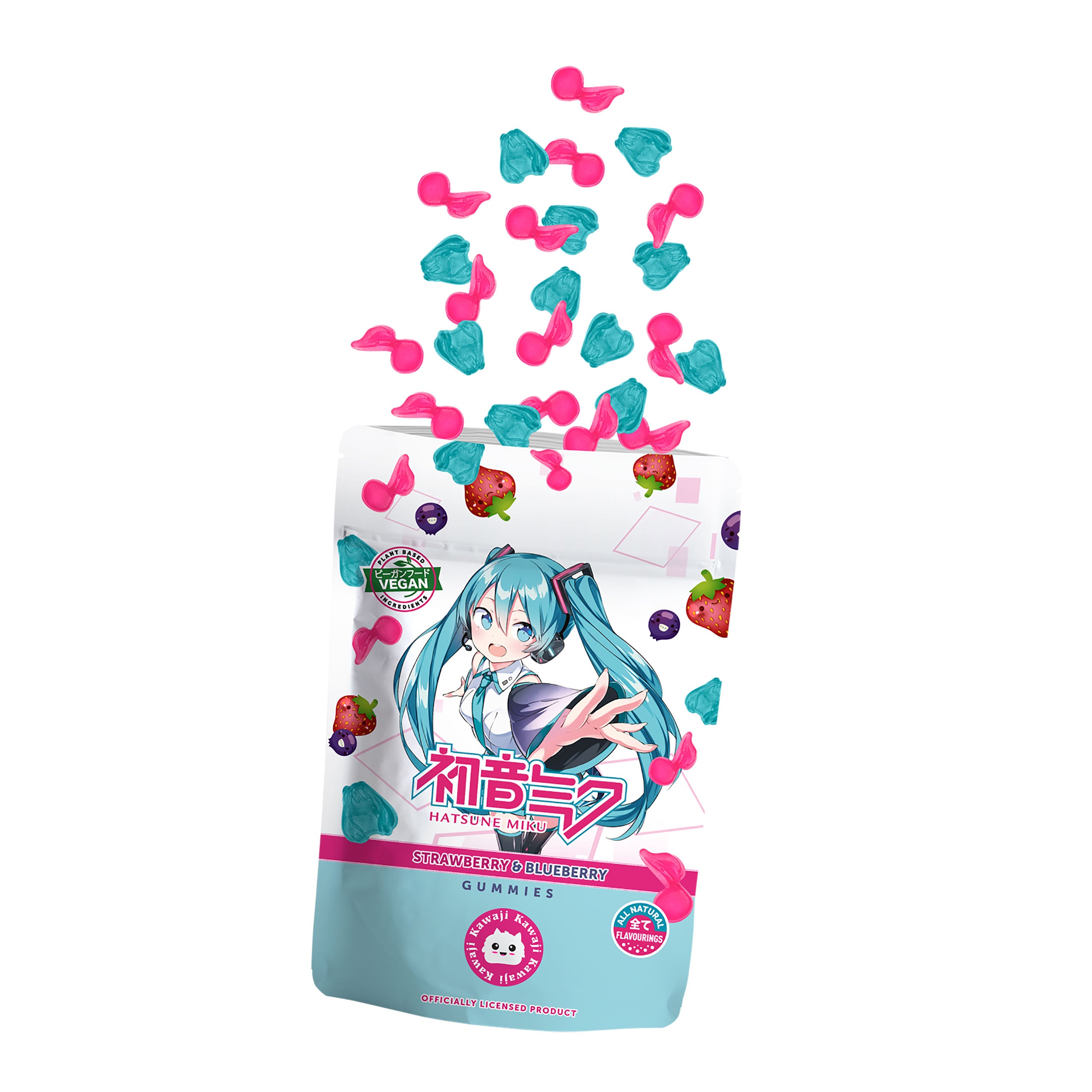 Immagine del prodotto Hatsune Miku - Powerbeärs Gomme da Masticare Kawaii di Frutta Vegane