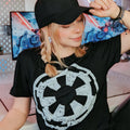 Immagine del prodotto T-shirt nera con logo dell'Impero - Star Wars Andor