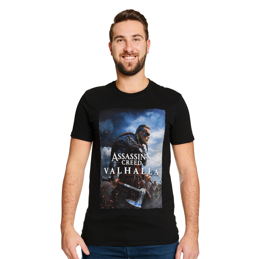Immagine del prodotto T-shirt Eivor Valhalla nera - Assassin's Creed