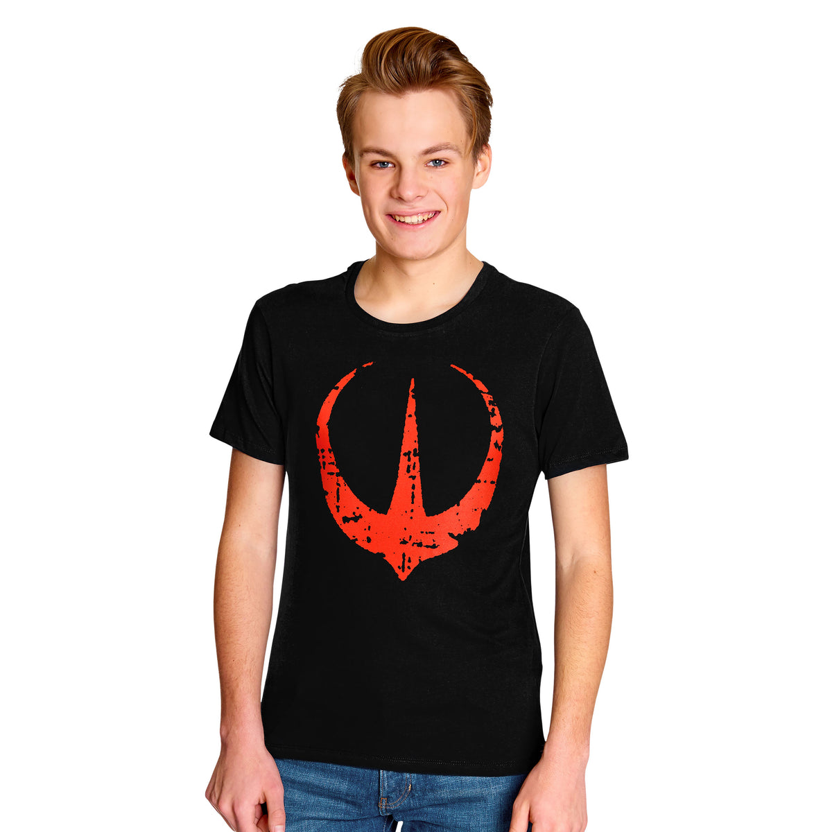 Immagine del prodotto T-shirt nera con logo Ribellione - Star Wars Andor