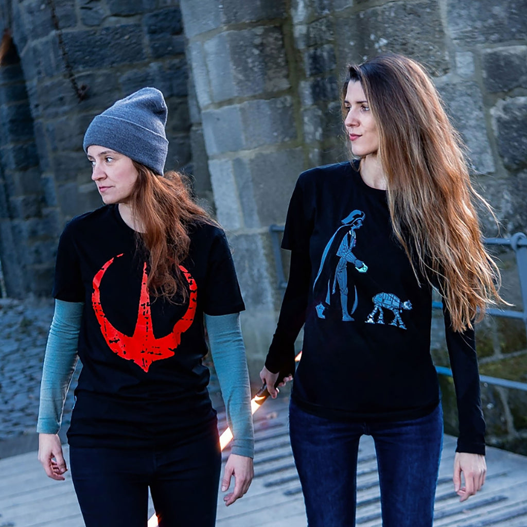Immagine del prodotto T-shirt nera con logo Ribellione - Star Wars Andor