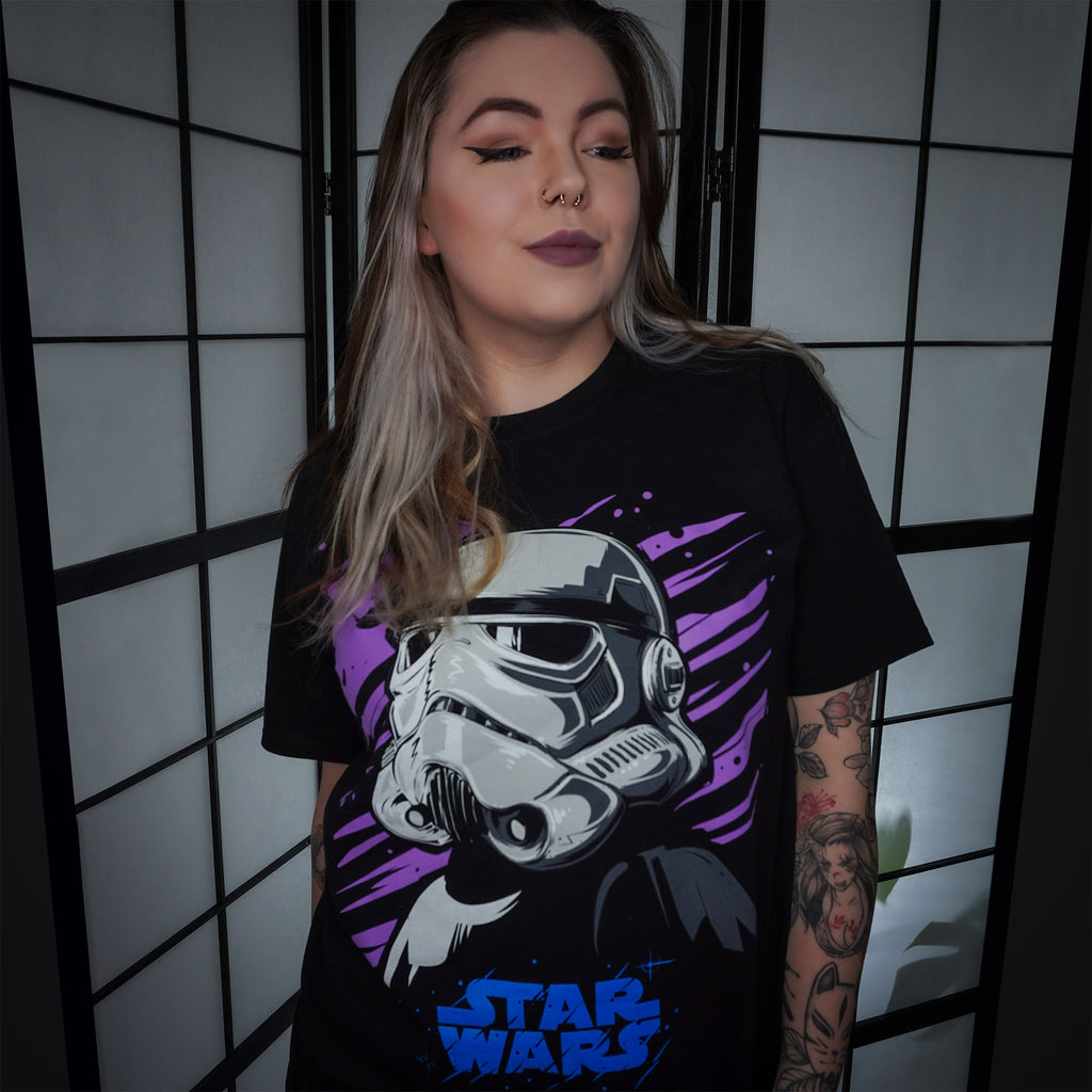 Immagine del prodotto Star Wars - T-shirt Galaxy Stormtrooper nera