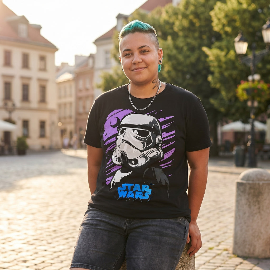 Immagine del prodotto Star Wars - T-shirt Galaxy Stormtrooper nera