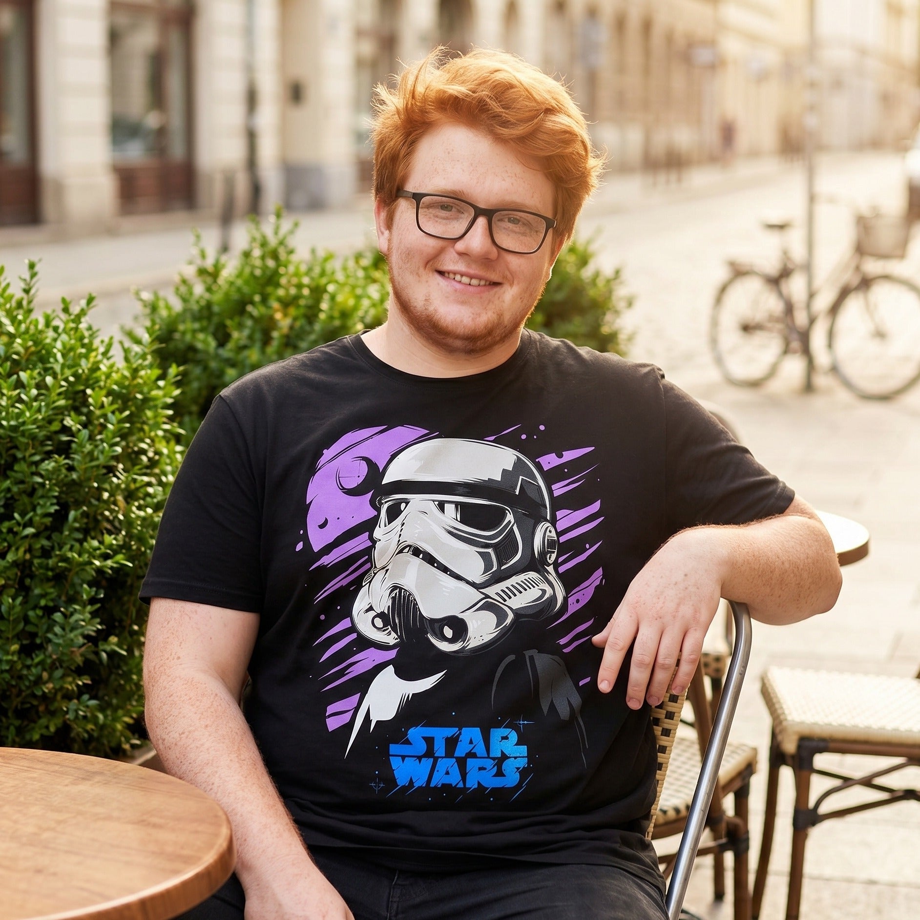Immagine del prodotto Star Wars - T-shirt Galaxy Stormtrooper nera