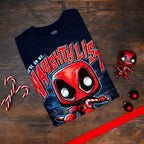 Immagine del prodotto T-shirt di Natale di Deadpool con figura Funko Pop