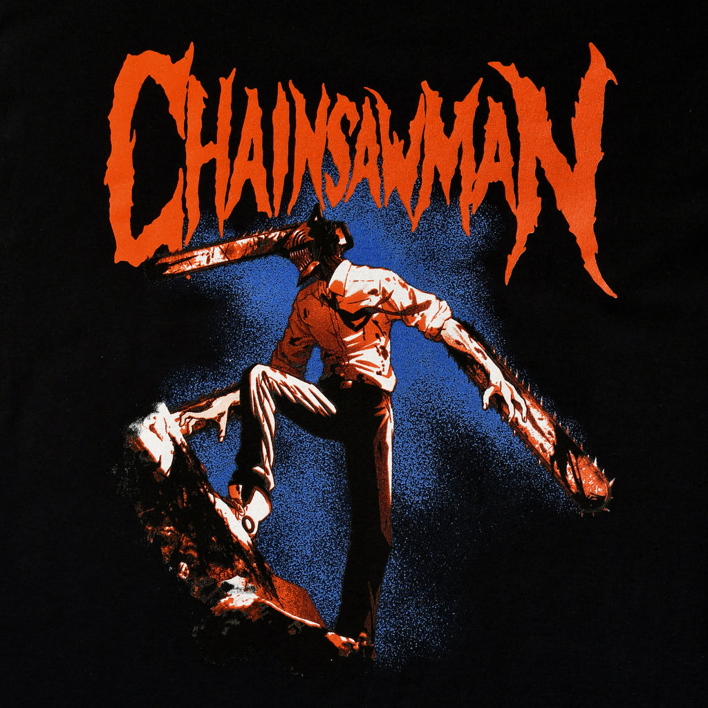 Immagine del prodotto Chainsaw Man - T-shirt con logo rosso su nero