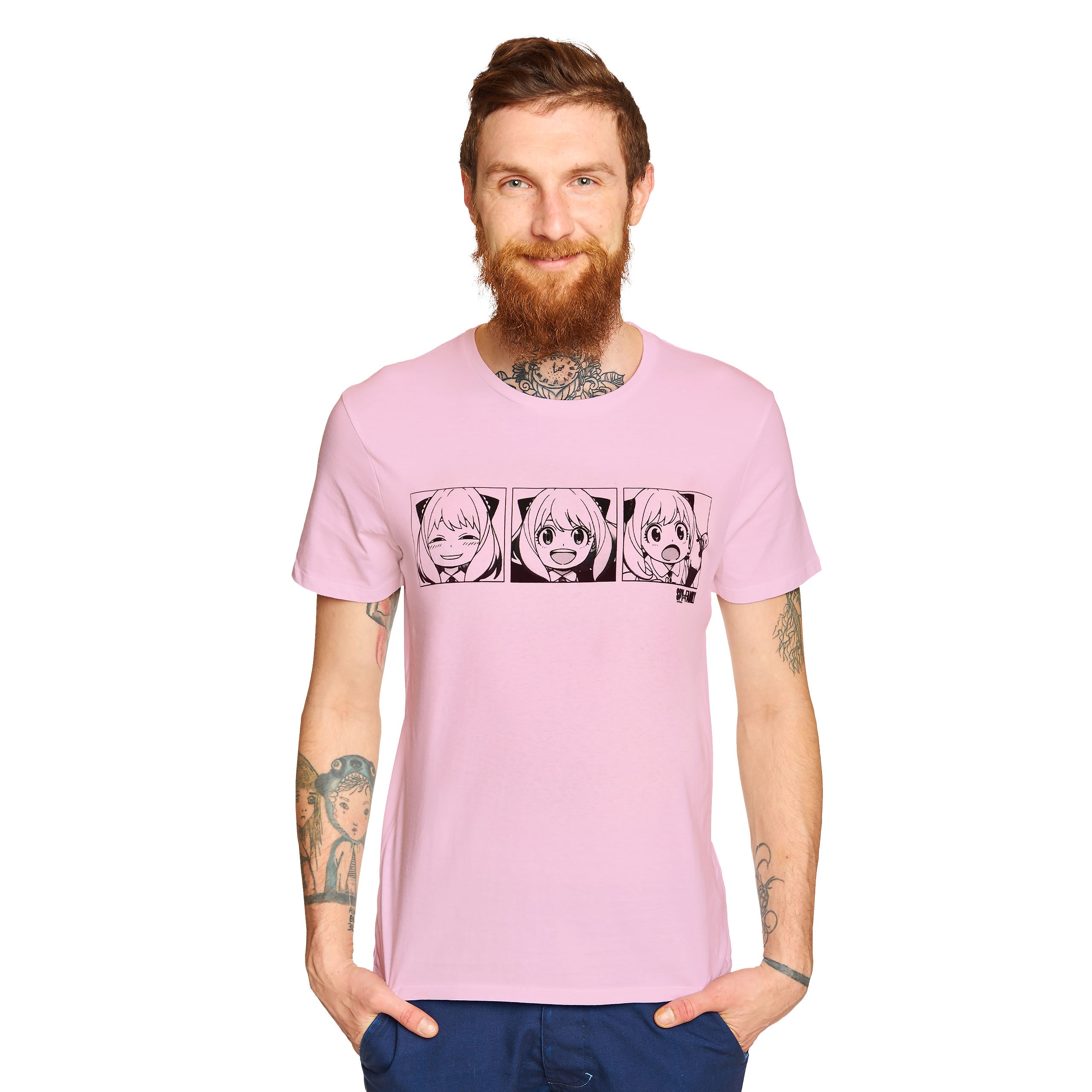 Immagine del prodotto Spy x Family - Emozioni di Anya T-Shirt rosa
