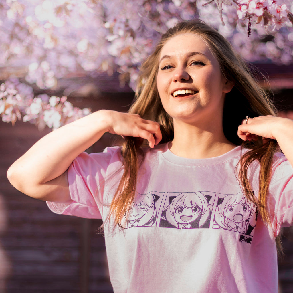 Immagine del prodotto Spy x Family - Emozioni di Anya T-Shirt rosa