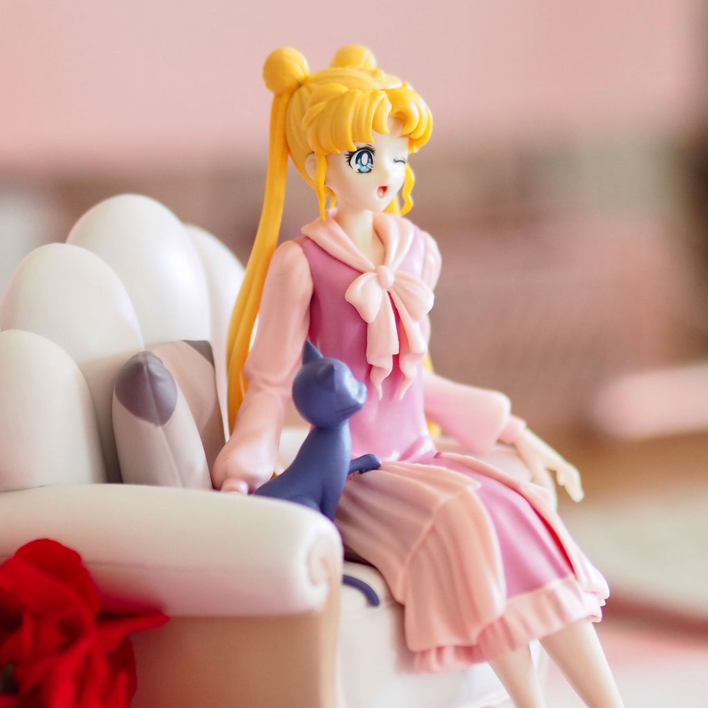 Immagine del prodotto Sailor Moon Cosmos - Usagi e Luna Diorama Figura
