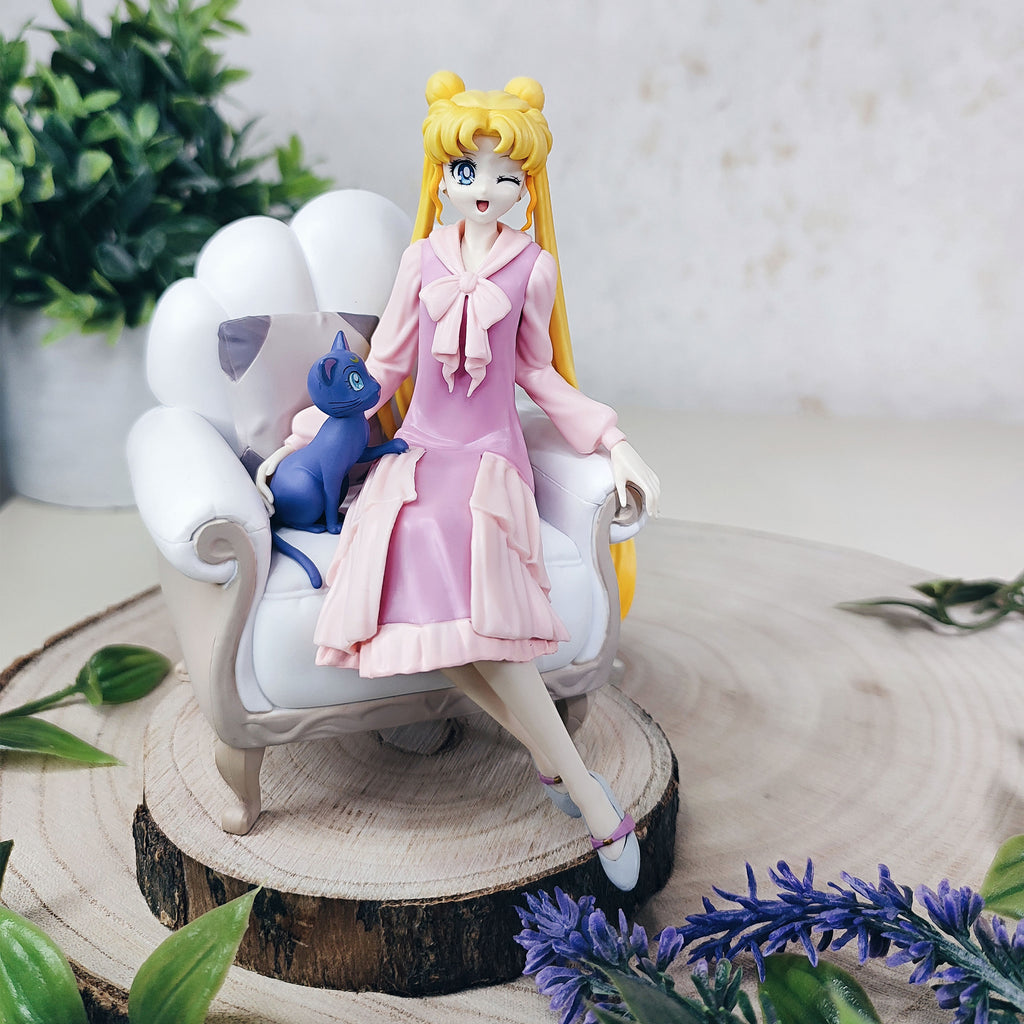 Immagine del prodotto Sailor Moon Cosmos - Usagi e Luna Diorama Figura