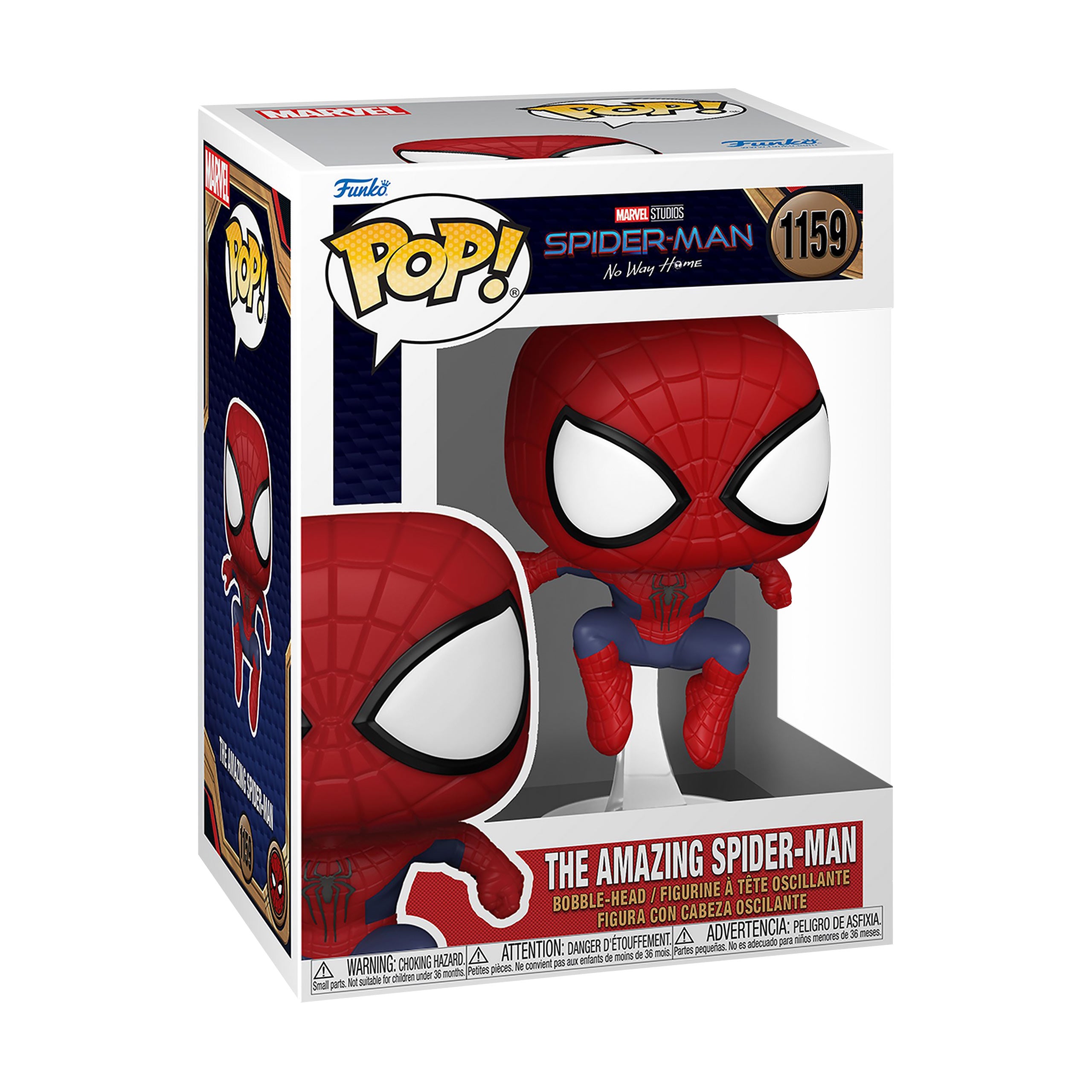 Immagine del prodotto Spider-Man-No Way Home - Incredibile figura di Spider-Man con testa oscillante Funko Pop