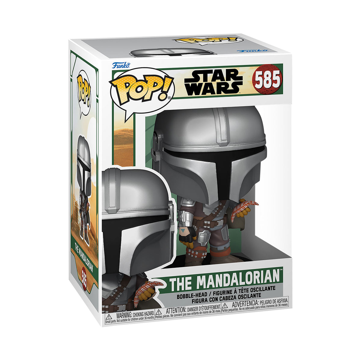 Immagine del prodotto Star Wars - The Mandalorian Funko Pop Figura con Testa Oscillante