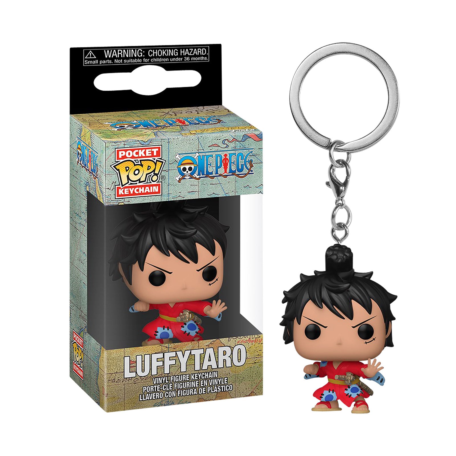 Immagine del prodotto One Piece - Monkey D. Luffy Luffytaro Portachiavi Funko Pop