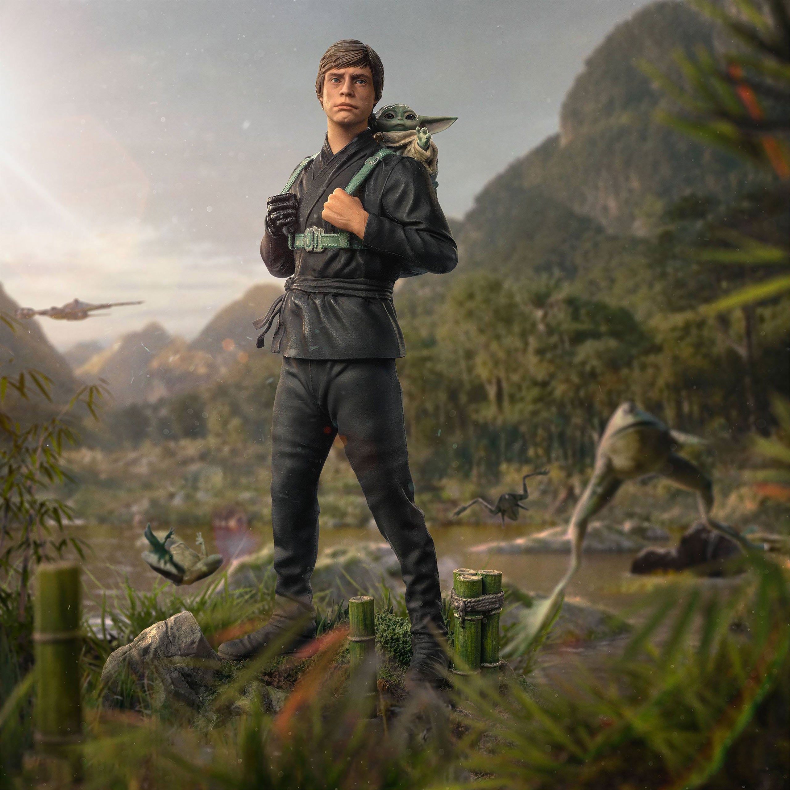 Immagine del prodotto Statua di addestramento di Luke Skywalker & Grogu limitata - Star Wars Il Libro di Boba Fett