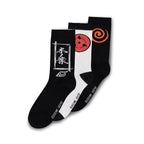 Immagine del prodotto Naruto Shippuden - Set di 3 calzini con simbolo di Sasuke