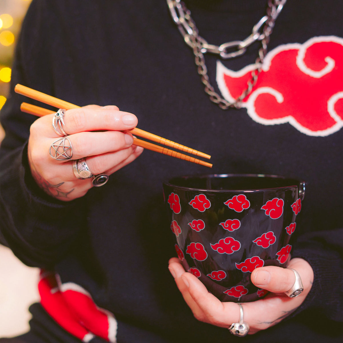 Immagine del prodotto Naruto - Akatsuki Ramen Ciotola con Bacchette