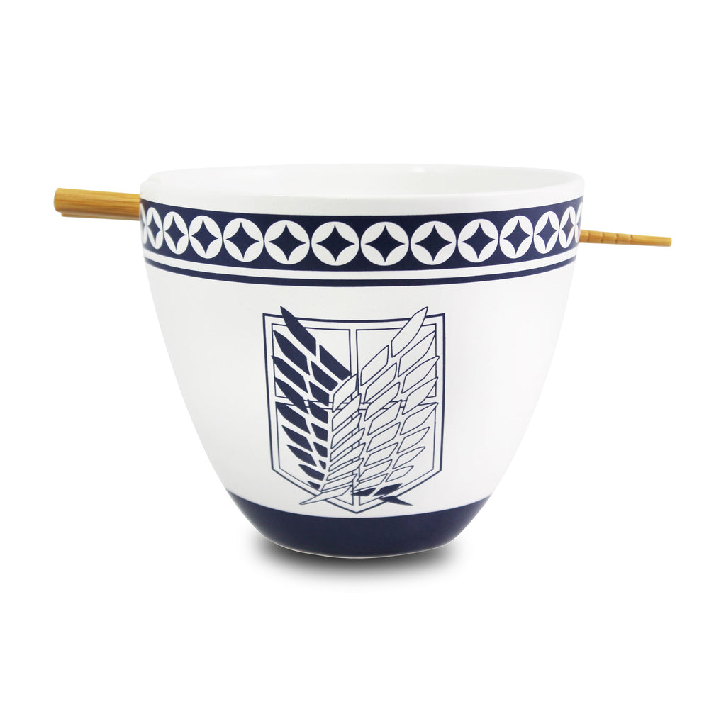 Product image Attack on Titan - Scout Symbol Ramen Bowl with Chopsticks