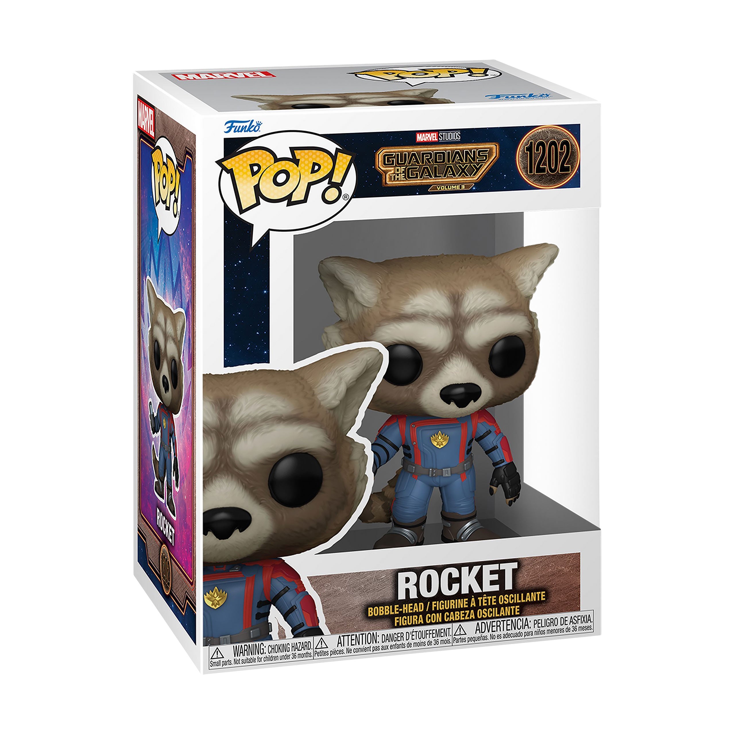 Immagine del prodotto Guardiani della Galassia - Figura Funko Pop di Rocket Raccoon con testa oscillante