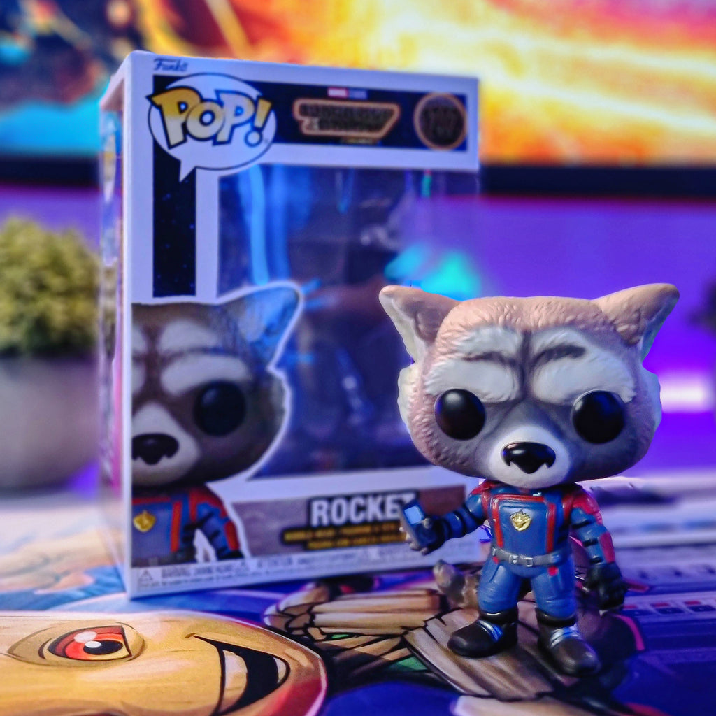 Immagine del prodotto Guardiani della Galassia - Figura Funko Pop di Rocket Raccoon con testa oscillante