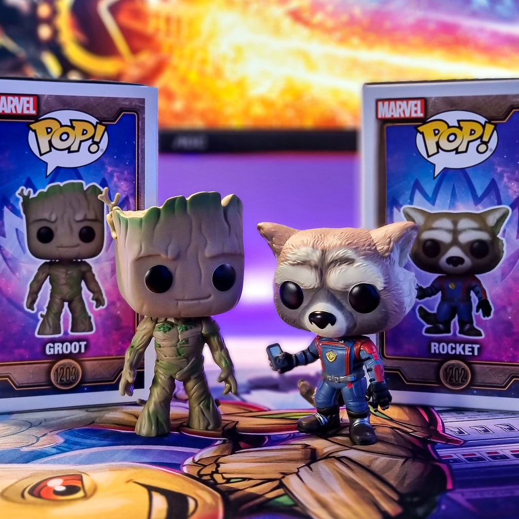 Immagine del prodotto Guardiani della Galassia - Figura Funko Pop di Rocket Raccoon con testa oscillante
