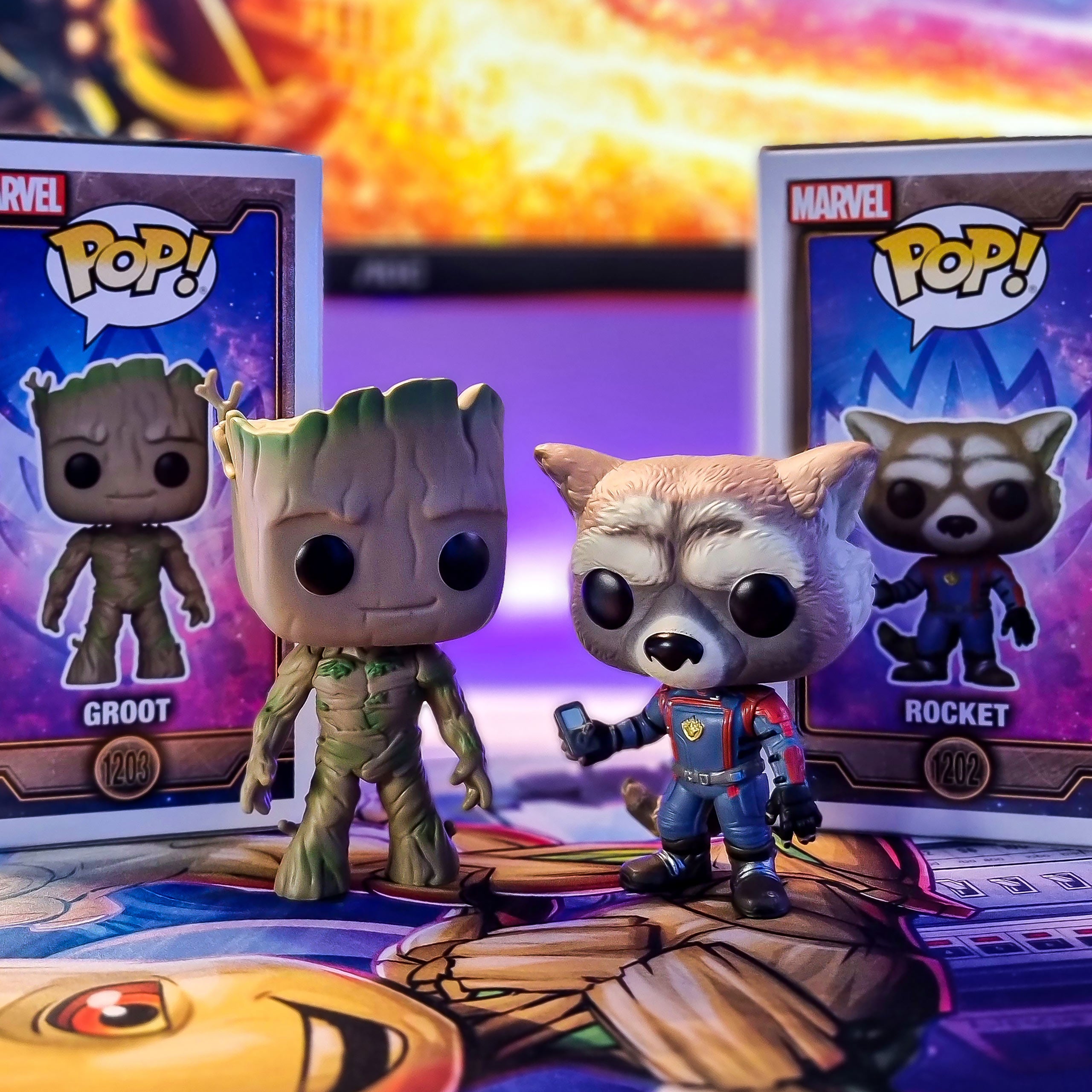Immagine del prodotto Guardiani della Galassia - Figura Funko Pop di Groot con testa oscillante