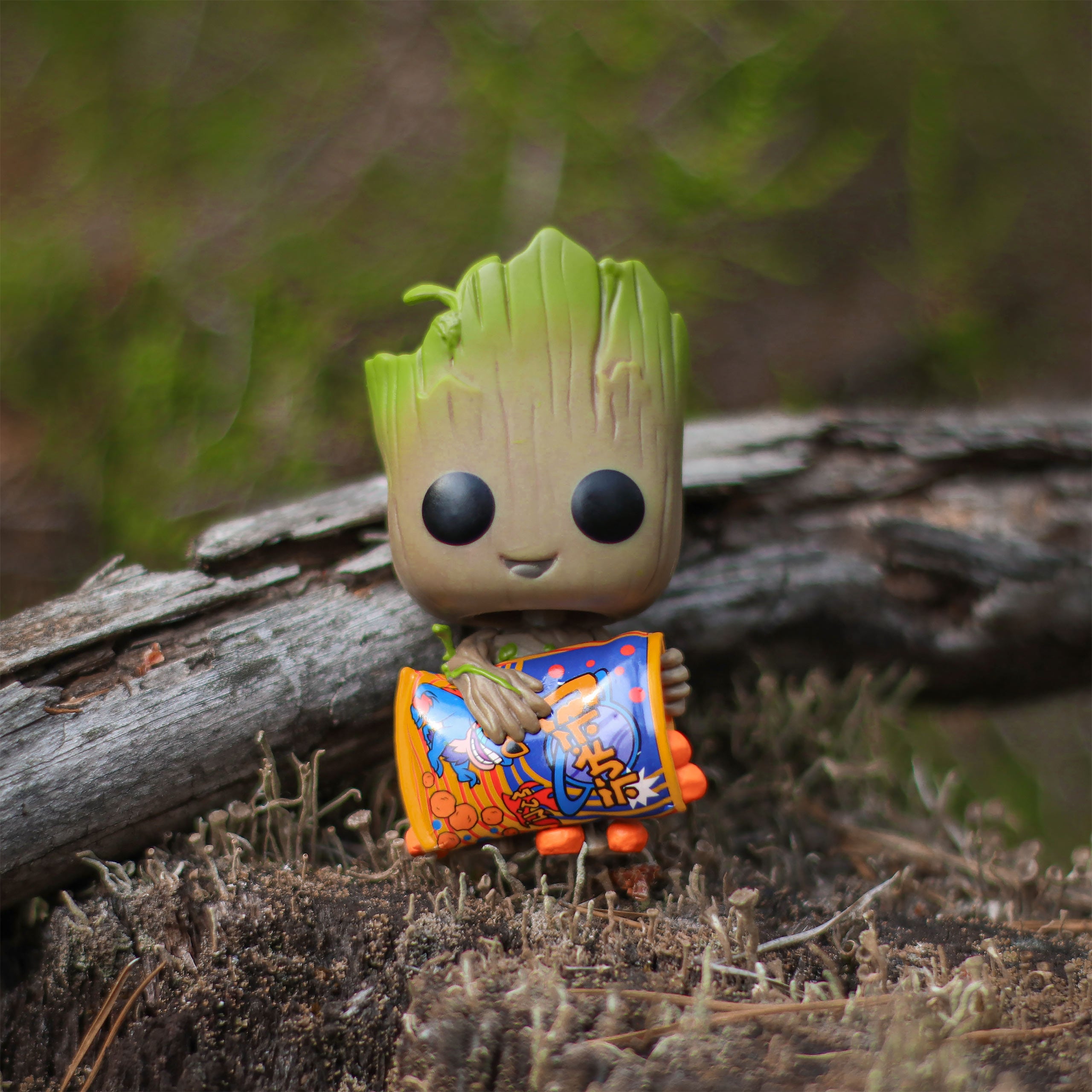 Immagine del prodotto Io sono Groot - Groot con palline di formaggio Figura Funko Pop con testa oscillante