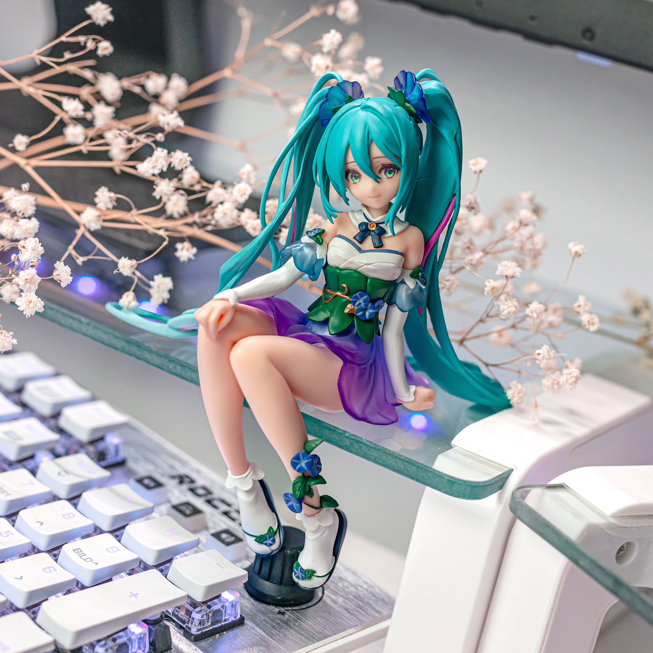 Product image Hatsune Miku - Flower Fairy Morning Glory Noodle Stopper Figure