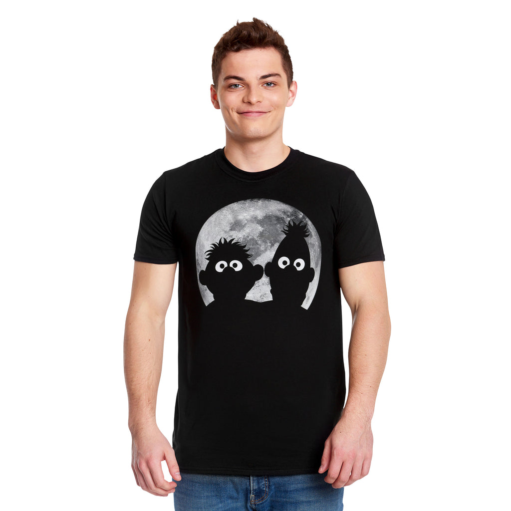 Immagine del prodotto Sesame Street - T-shirt nera Ernie & Bert Moonnight