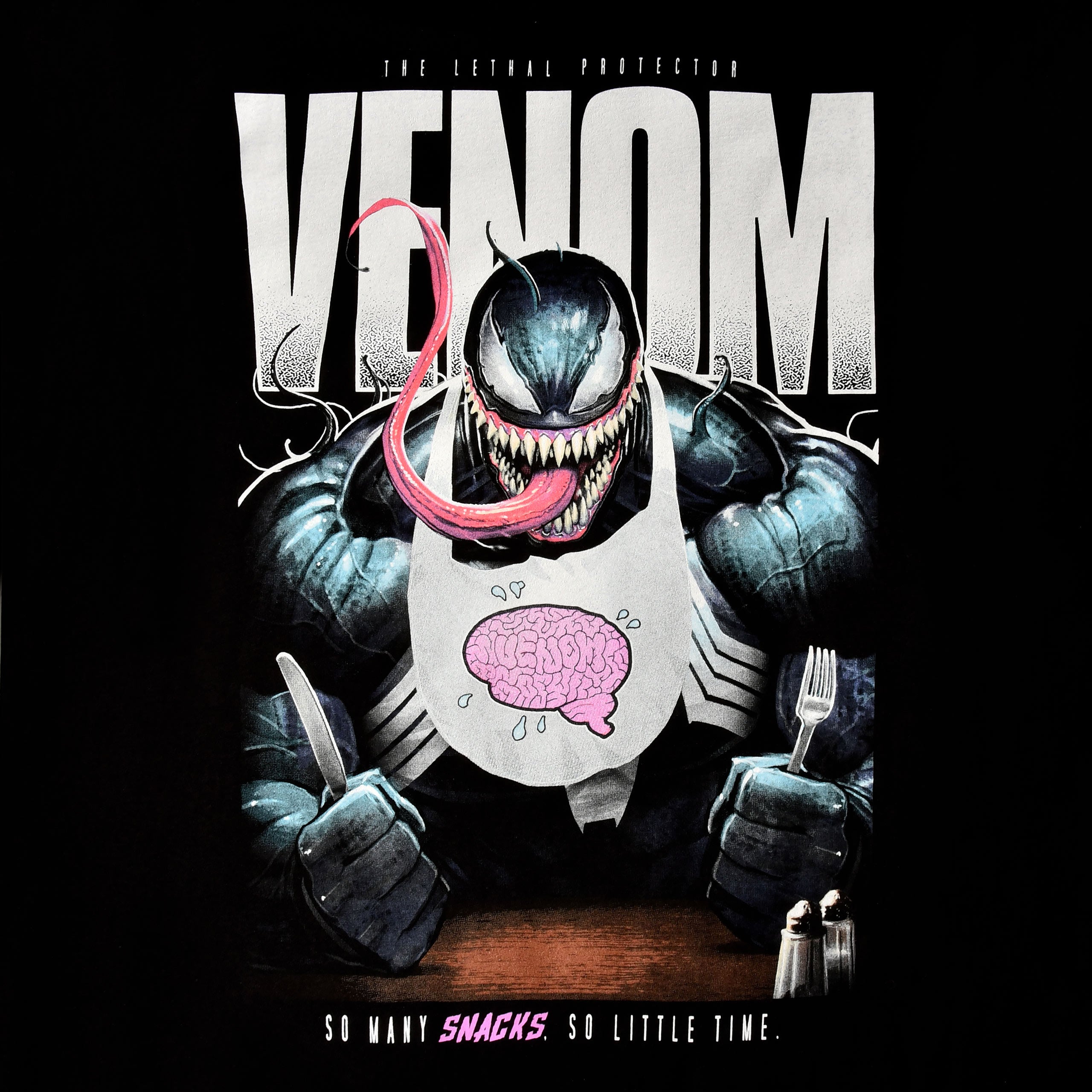 Immagine del prodotto Venom - T-shirt nera 'So Many Snacks'