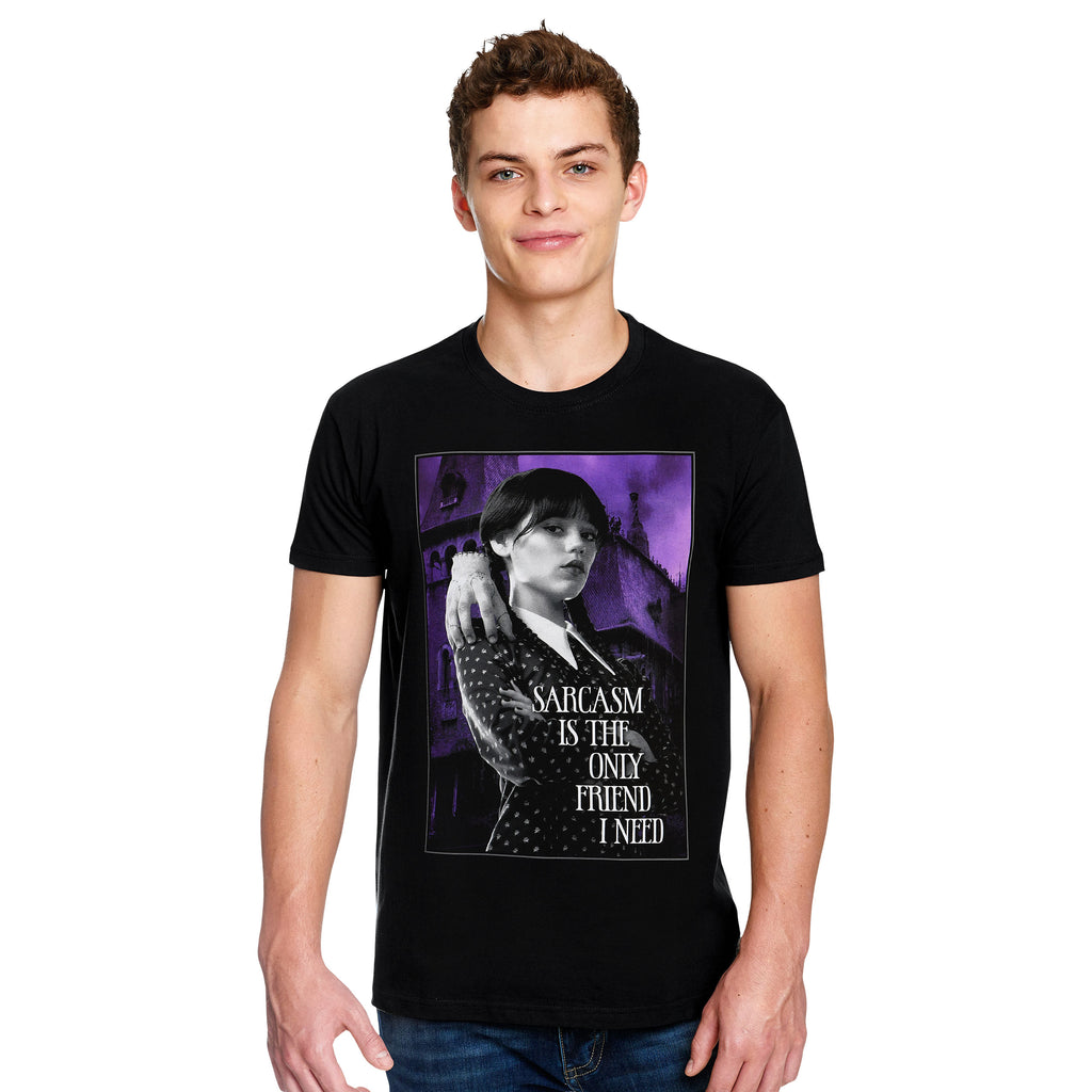 Immagine del prodotto Wednesday - T-shirt di sarcasmo nera