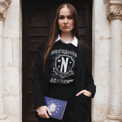Immagine del prodotto Wednesday - T-shirt nera Nevermore Academy