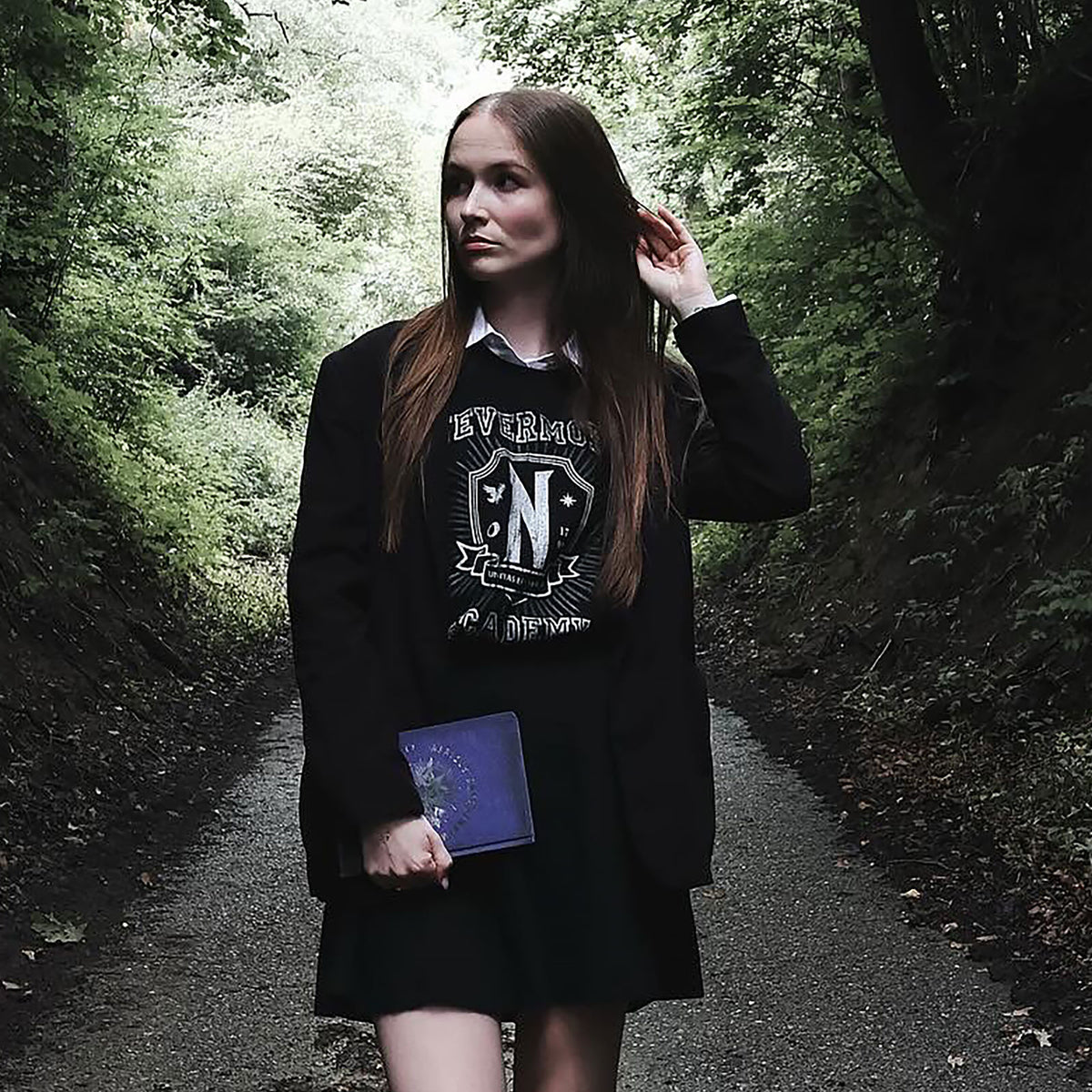 Immagine del prodotto Wednesday - T-shirt nera Nevermore Academy
