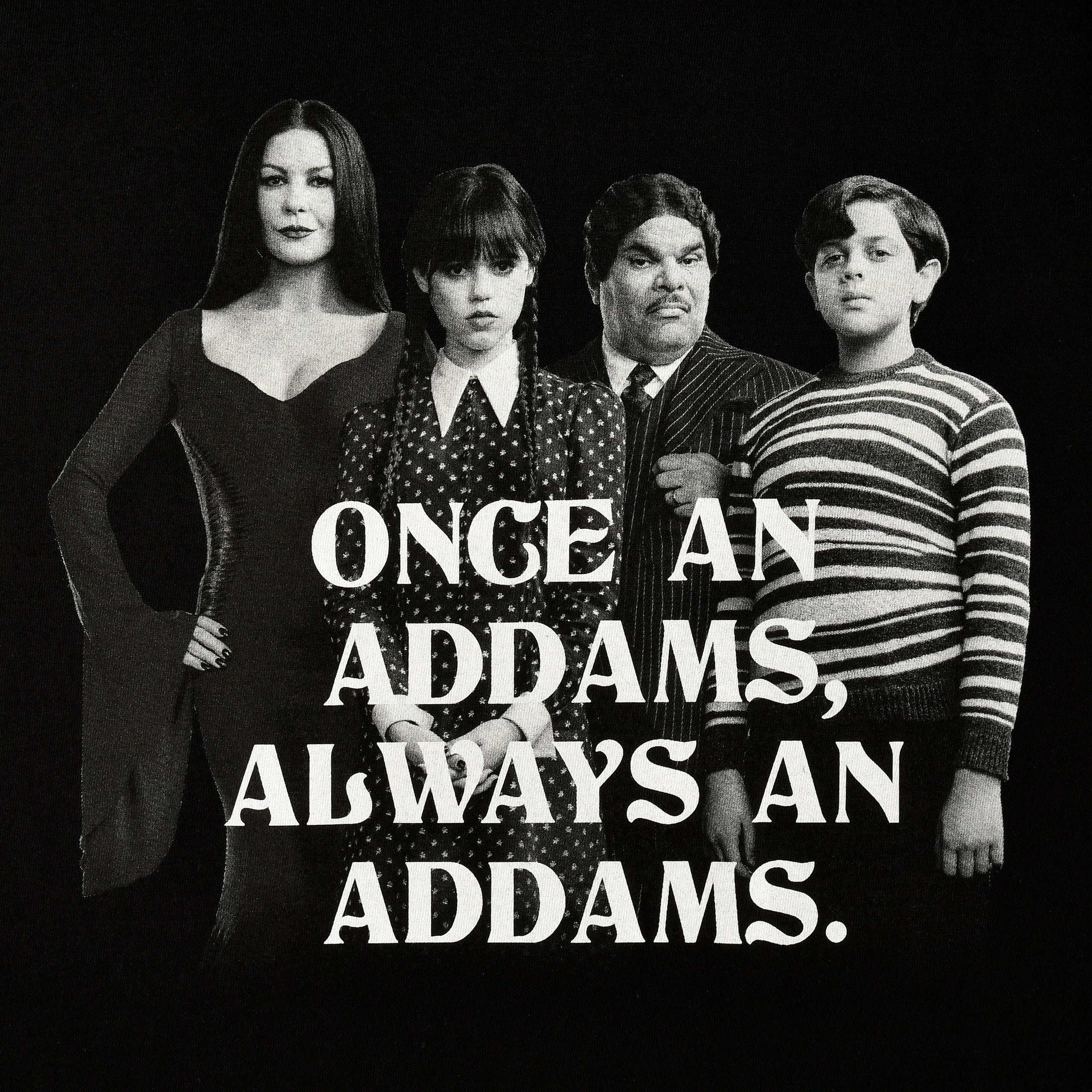 Immagine del prodotto Mercoledì - T-shirt nera della Famiglia Addams