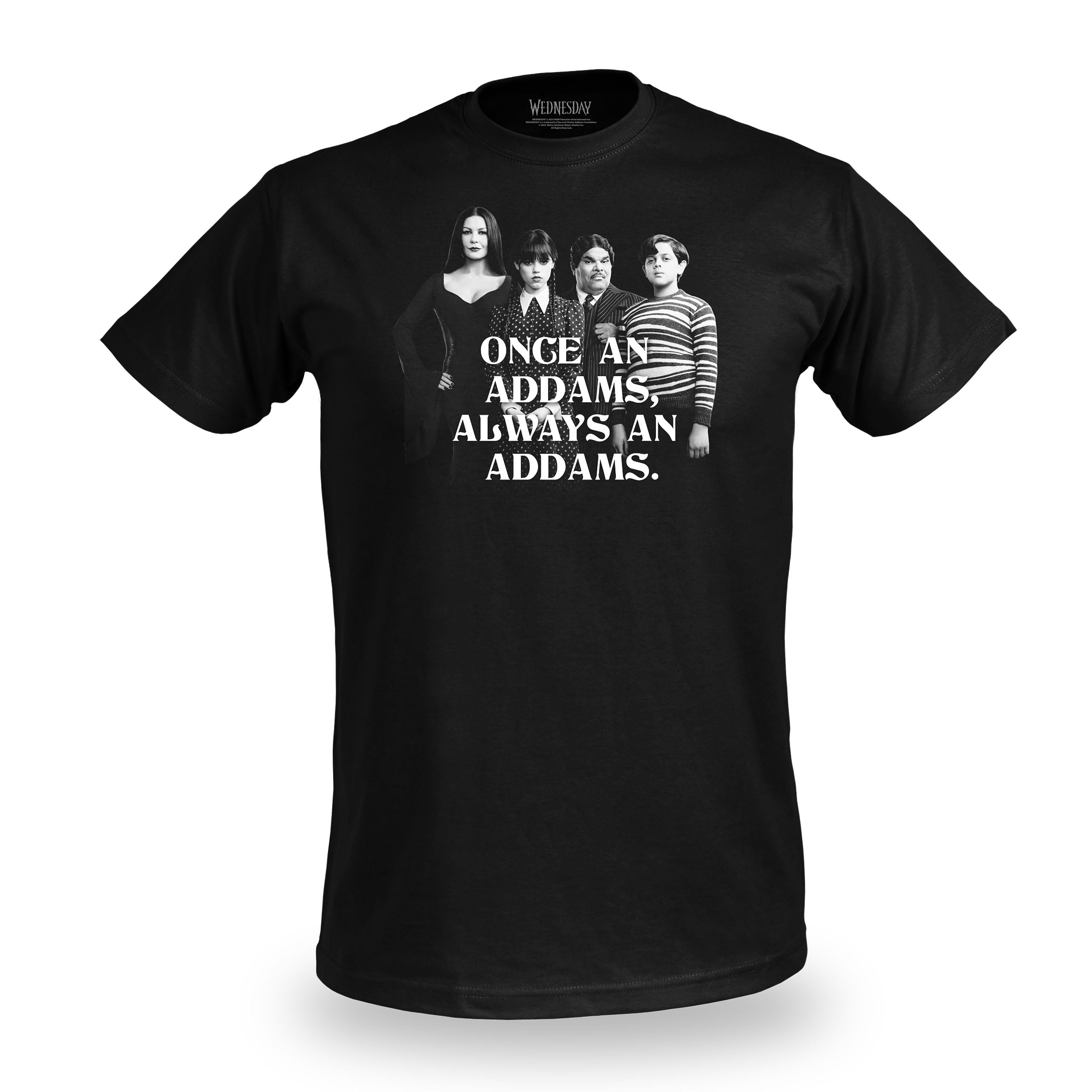 Immagine del prodotto Mercoledì - T-shirt nera della Famiglia Addams
