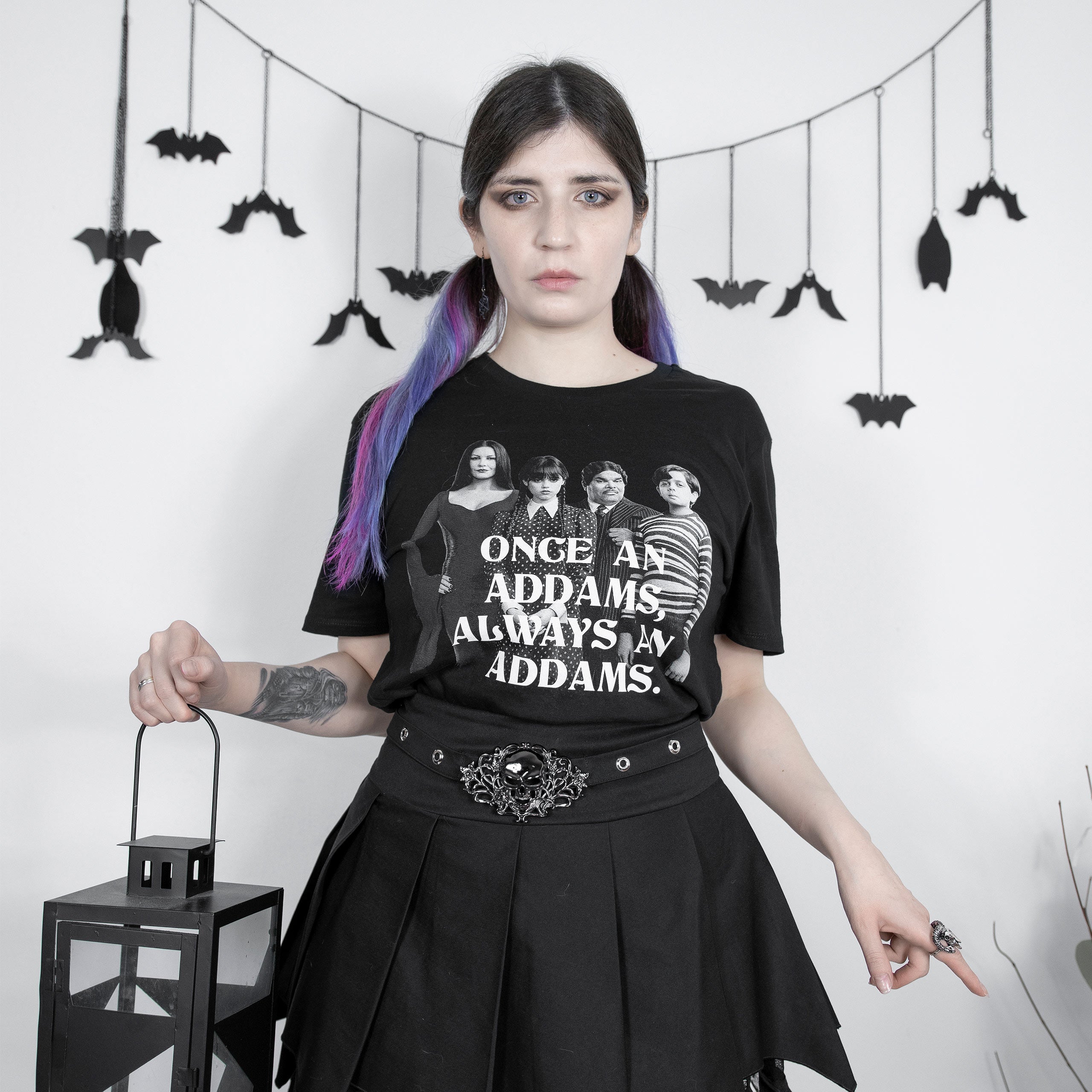 Immagine del prodotto Mercoledì - T-shirt nera della Famiglia Addams