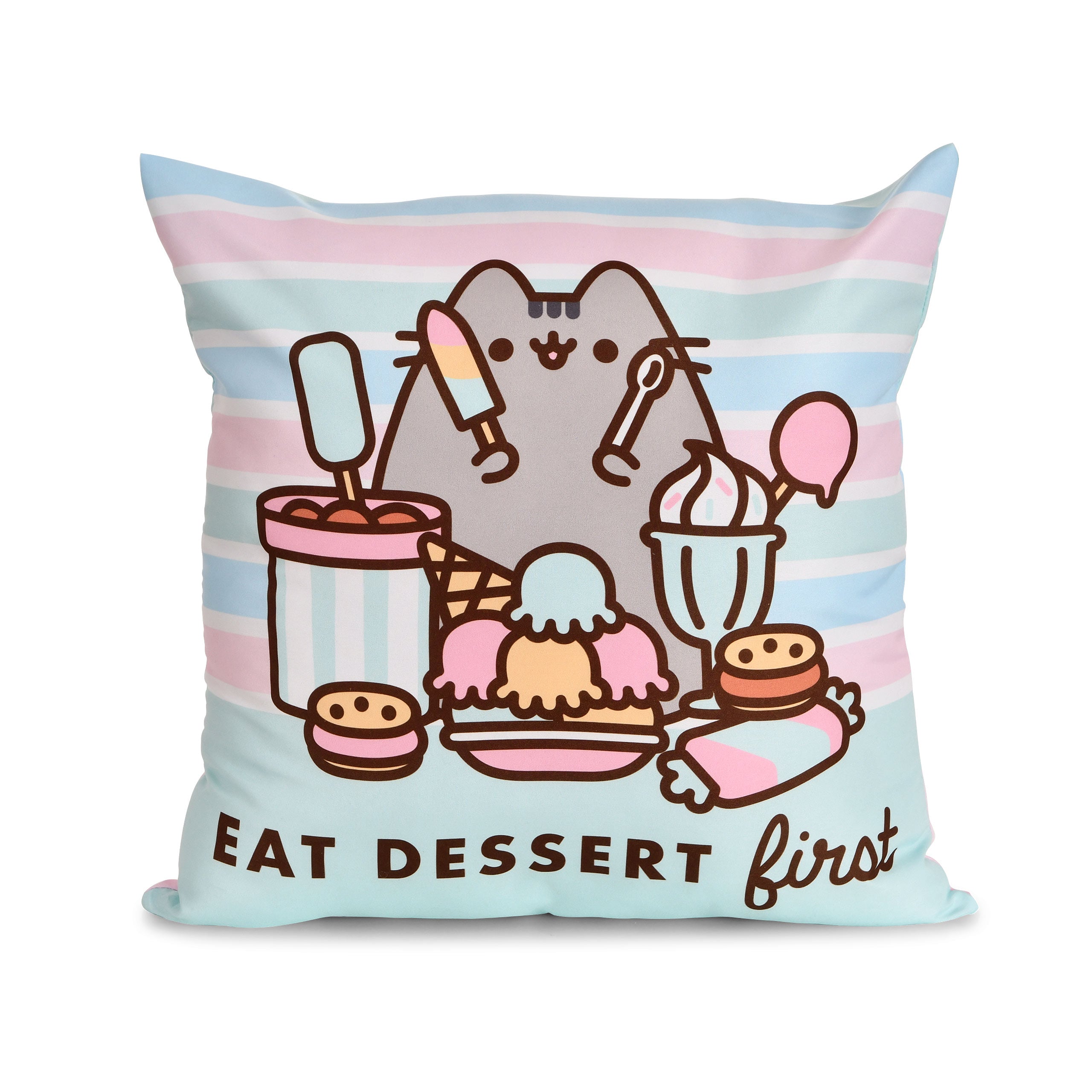 Immagine del prodotto Pusheen - Cuscino 'Eat Dessert First'