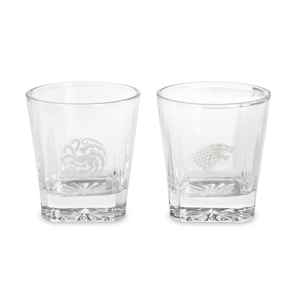 Immagine del prodotto Game of Thrones - Bicchieri con stemmi Targaryen e Stark Set da 2