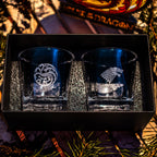 Immagine del prodotto Game of Thrones - Bicchieri con stemmi Targaryen e Stark Set da 2