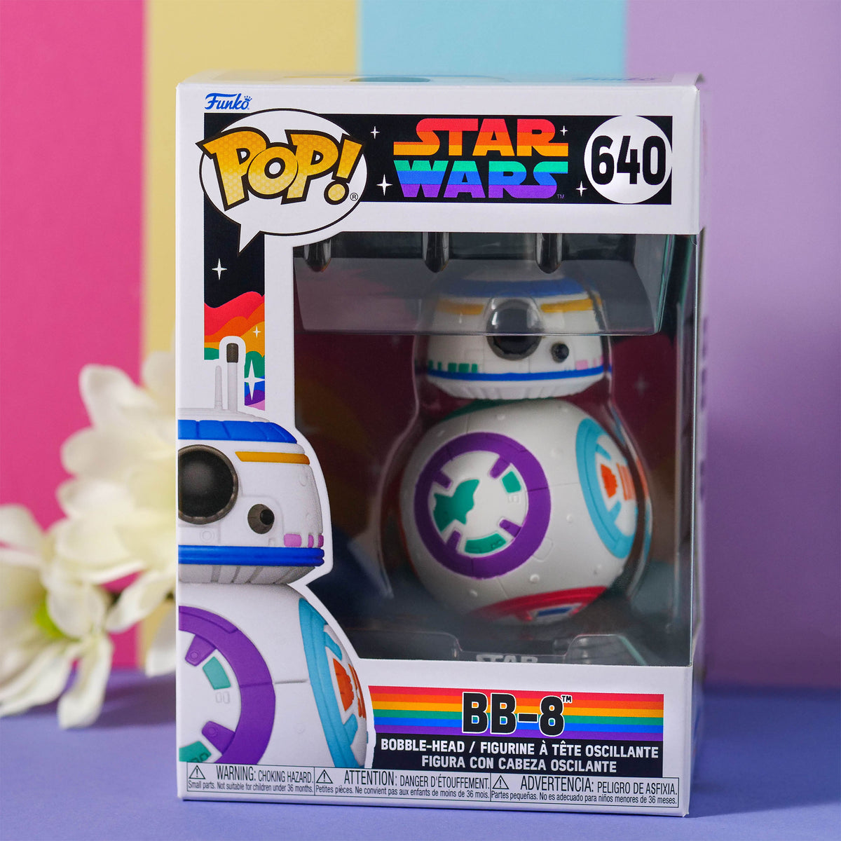 Immagine del prodotto Star Wars - BB-8 Pride Funko Pop Figura con testa oscillante
