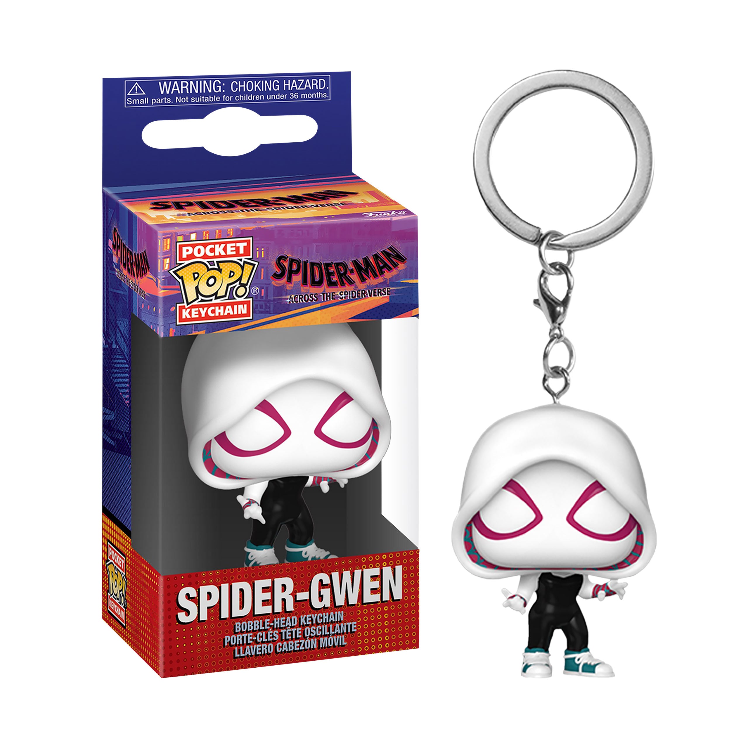 Immagine del prodotto Spider-Man Across The Spider-Verse - Spider-Gwen Funko Pop Portachiavi