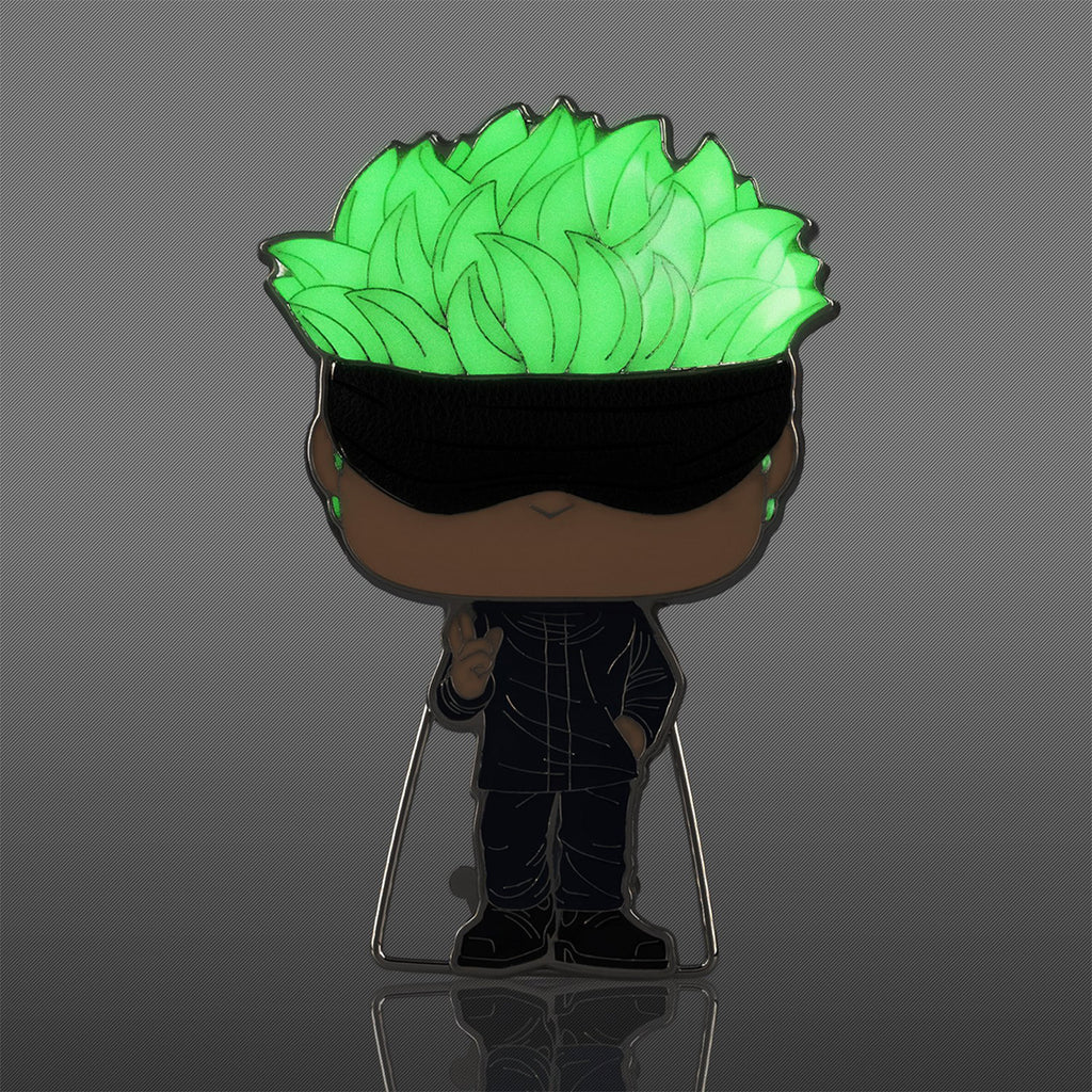 Immagine del prodotto Jujutsu Kaisen - Satoru Gojo Glow in the Dark Funko Pop Pin 10 cm