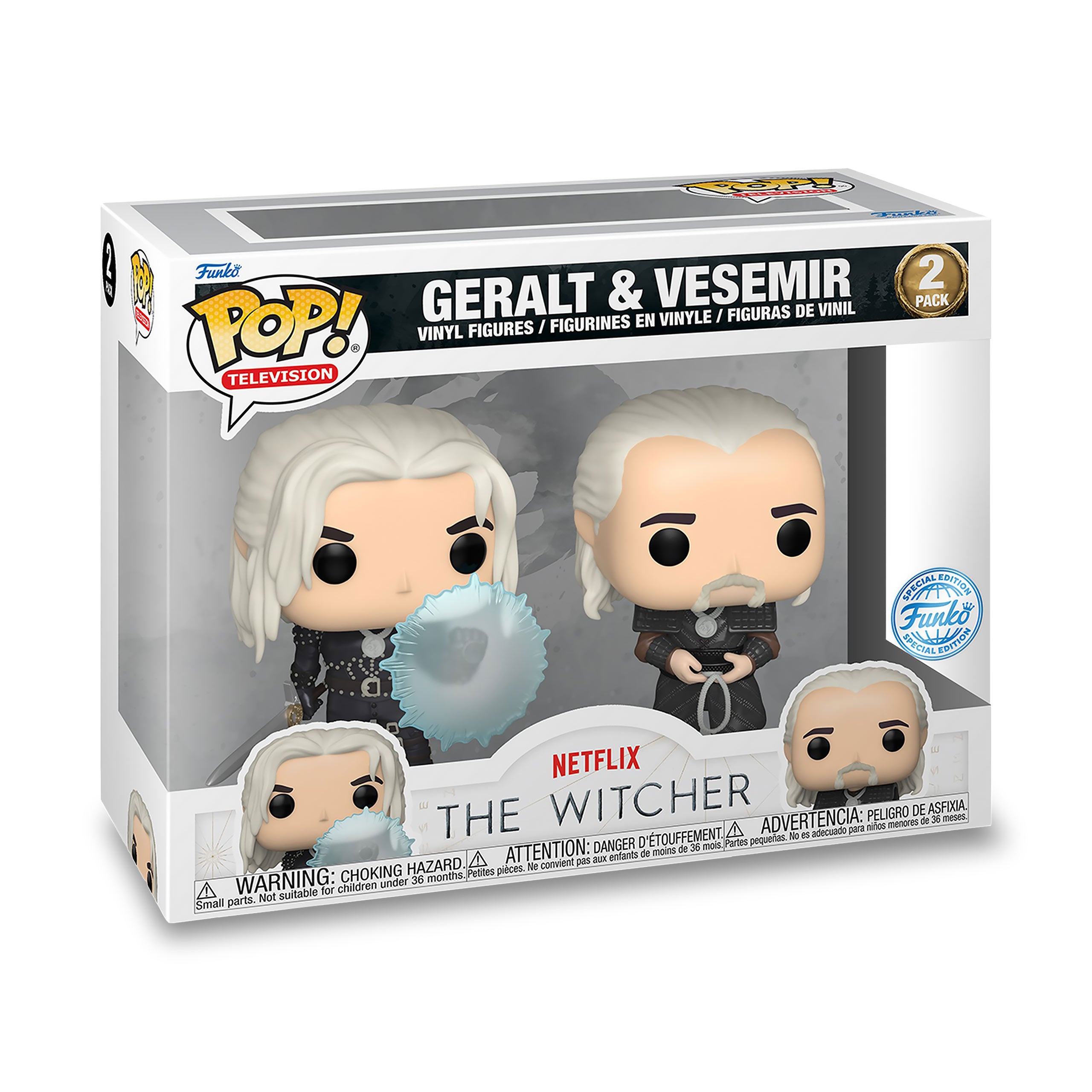 Immagine del prodotto Witcher - Set di Figure Funko Pop di Geralt e Vesemir