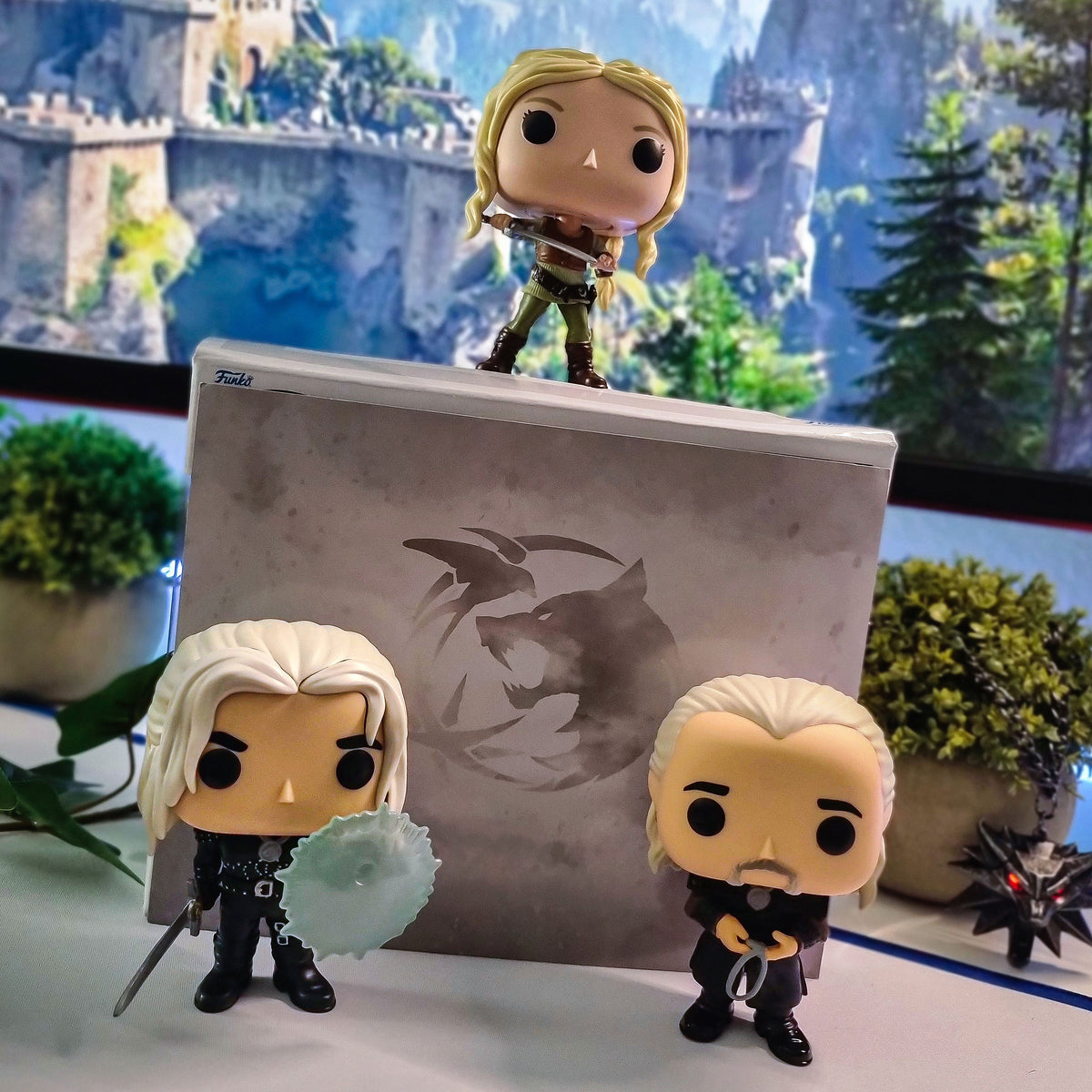 Immagine del prodotto Witcher - Set di Figure Funko Pop di Geralt e Vesemir